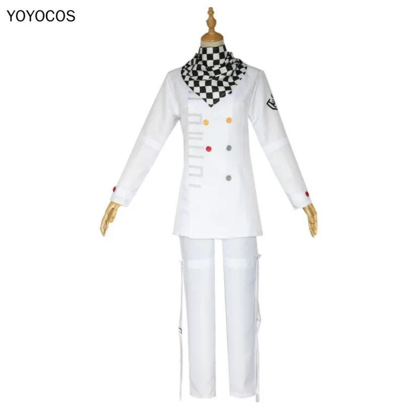 YOYOCOS Kokichi Oma Cosplay Kostīmu Spēle Danganronpa V3 Nogalināšanu Harmoniju Cosplay Balts Vienotu Apģērbs Halloween Puse