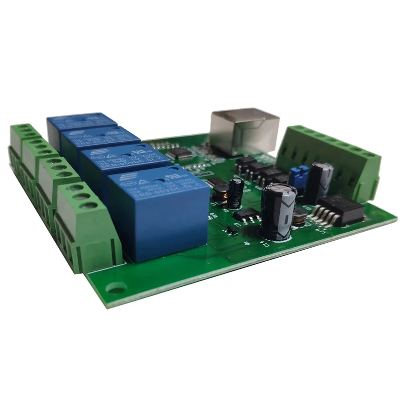 LAN Ethernet RJ45 TCP/IP WEB Tālvadības Kontroles panelis ar 4 Kanālu Pārraides UDP W5500 Tīkla Kontrolieris