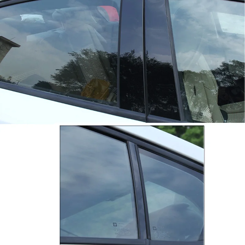 Auto stiklu BC Kolonnu Dekoratīvās Uzlīmes ārējās Apdares Spoguļa Atspulgs Panelis Cruze Malibu BURA JĀTNIEKS