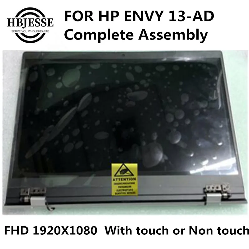 Touch montāža HP ENVY 13-AD FHD 1920X1080 HP 13 AD LCD TOUCH LED Displejs, LCD kabelis Pilnu komplektu