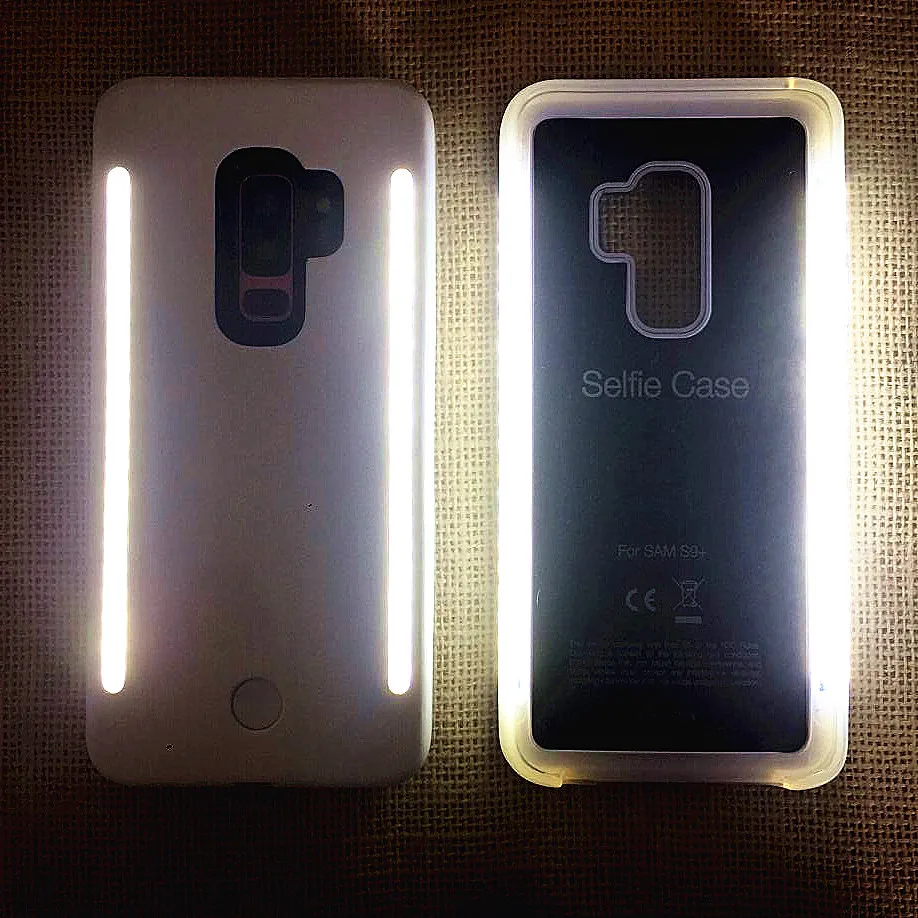 3 Paaudzes LED Flash Tālruni, Ja Samsung S9 S10 Plus Spīd Gaisma Telefonu Gadījumā Galaxy S10 S8 S9 plus Samsung S6 S7 Malas