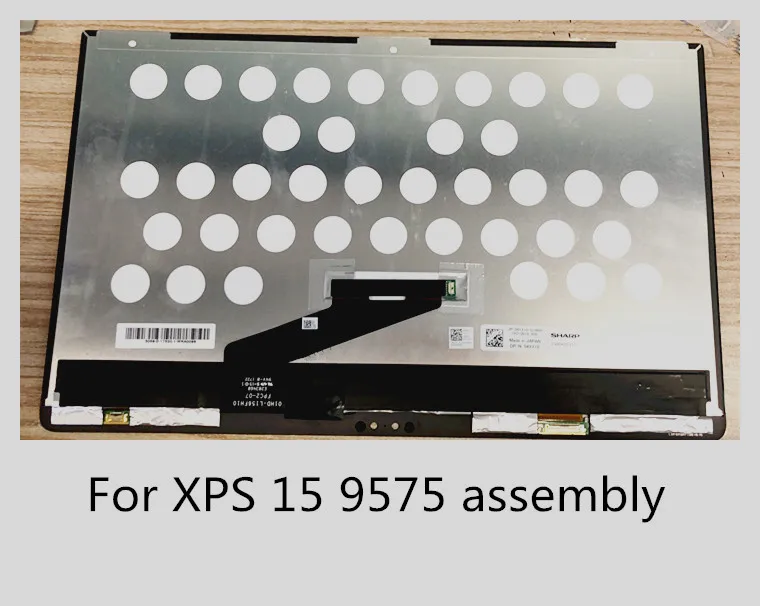 Piemērots Dell XPS 15 9575. LPP. LCD, LED displejs, touch screen touch digitizer montāža 2K 4K