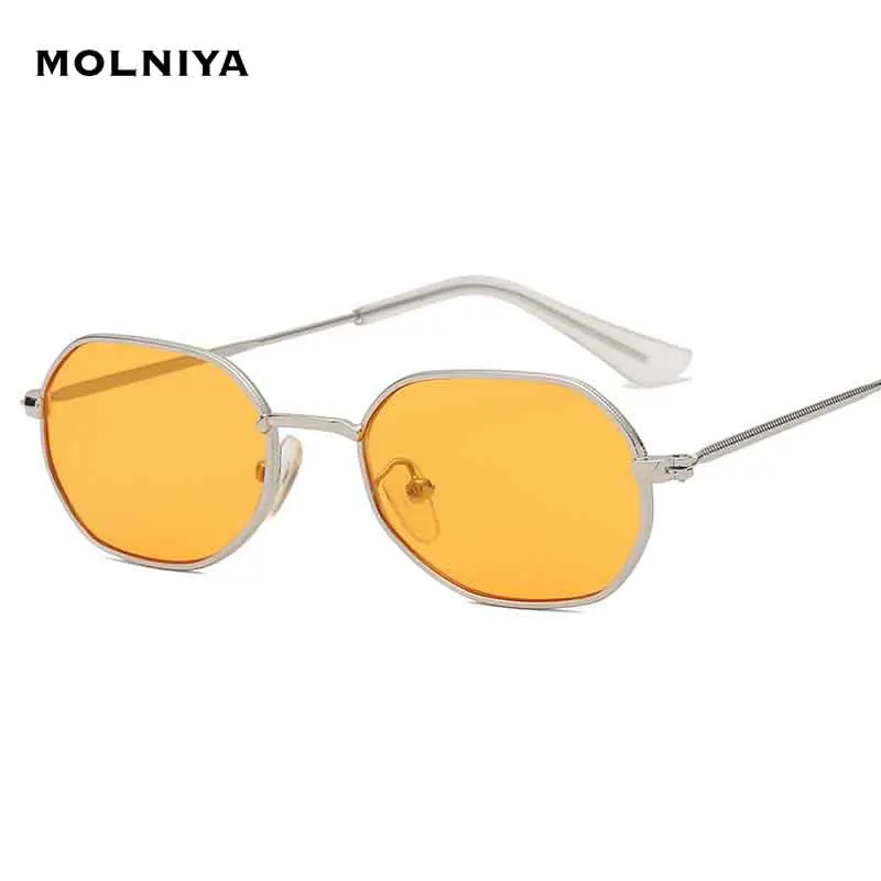 Bez rāmja Saulesbrilles, Vīriešu, Sieviešu, Metāla Neregulāra Saules Glasse Gaismas Kvalitāte Slīpums Brilles UV400 óculos de sol