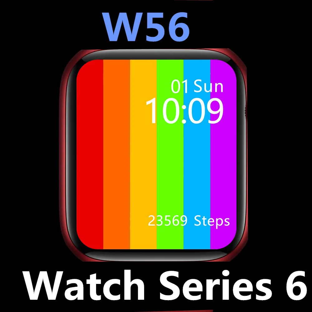 Sākotnējā SVB W56 Smart Skatīties 44MM Sērija 6 1.75 collu Bluetooth Zvanu Smartwatch SVB 13 EKG Sirds ritma Siri Uzlabot SVB 12 PRO