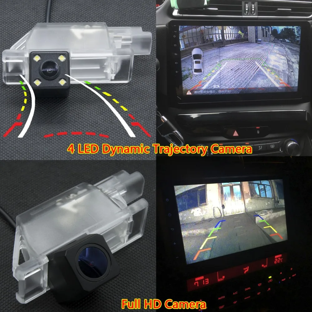 Platleņķa 1080P MCCD HD Rezerves Bezvadu Autostāvvieta Monitors Atpakaļgaitas Atpakaļskata Kamera Peugeot 2008 2016 Auto Ūdensizturīgs