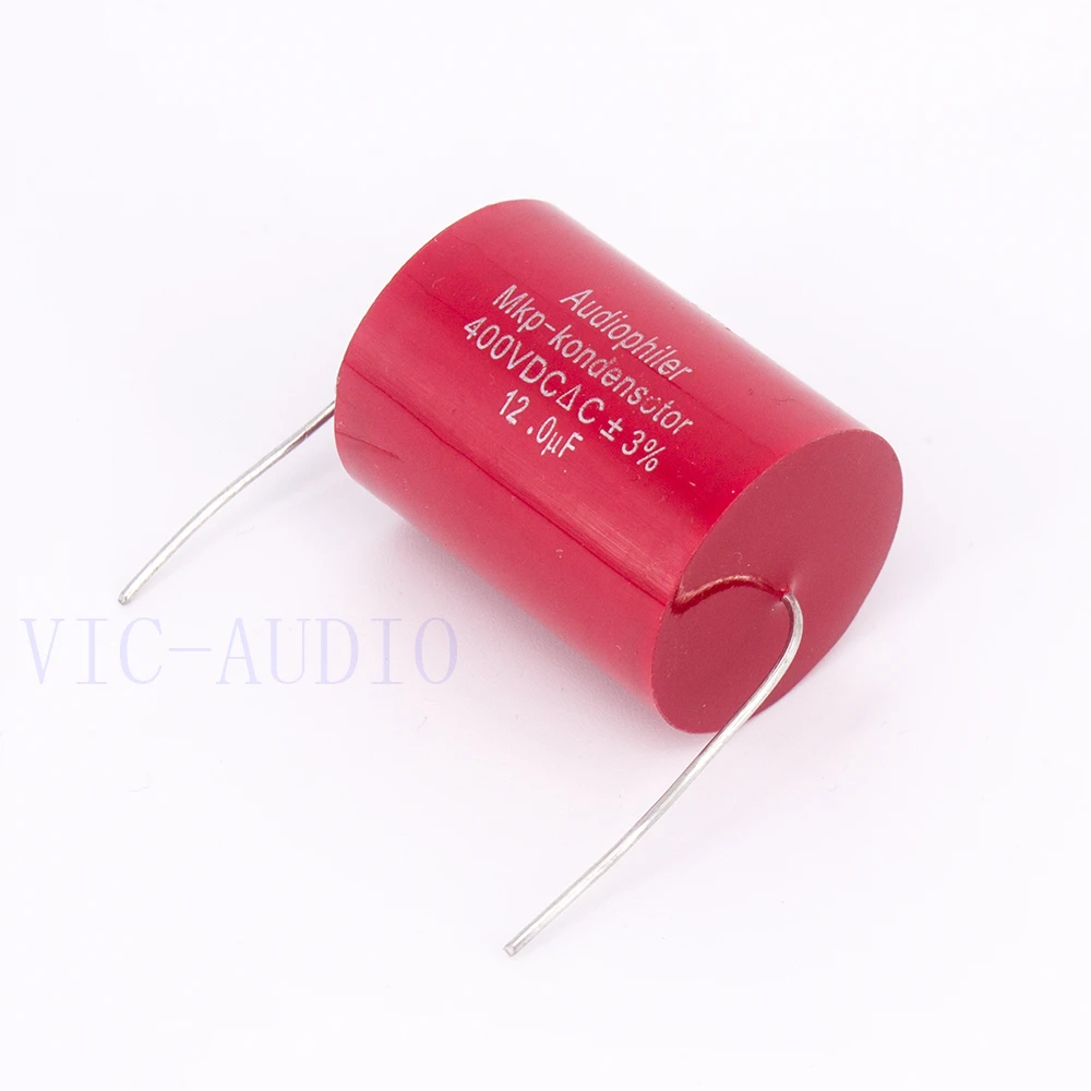 Audiophiler Mkp Kondensators 12uf 400V DC ±3% HIFI Drudzis Electrodeless Kondensators Audio Capacito Sakabes Frekvenču Dalījuma 12uf