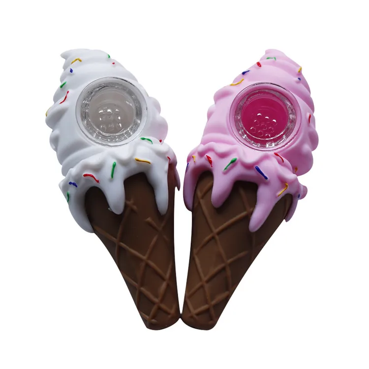 50gab radošo Girly Salds saldējums Smieklīgi Olu Konuss Silikona saldējums Smēķēšana Caurule