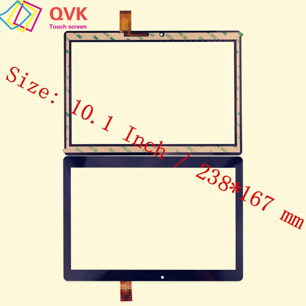 Black 10.1 Collas Digma Plaknes 1584S 3G PS1201PG Capacitive Touch Screen Panelis, P/N HZYCTP-101886A