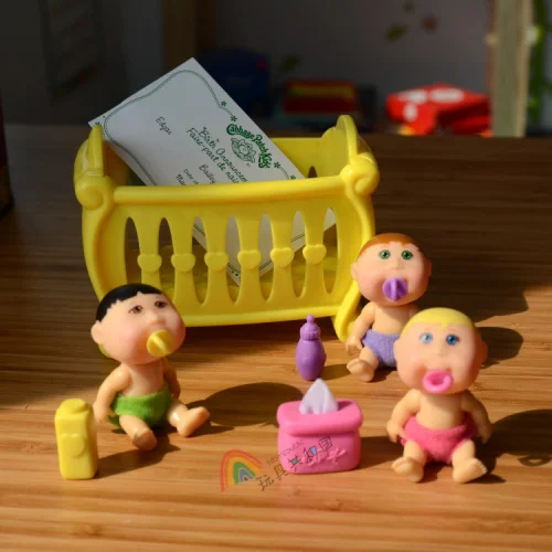 Kawaii Mini Vannas Rotaļlietas Kāposti Spēlēt Māja Darbību Attēls Plāksteris bērniem lelle Bērnudārza Bērniem, Baby Lelle gld1 DIY Meitene Rotaļlietu kaste