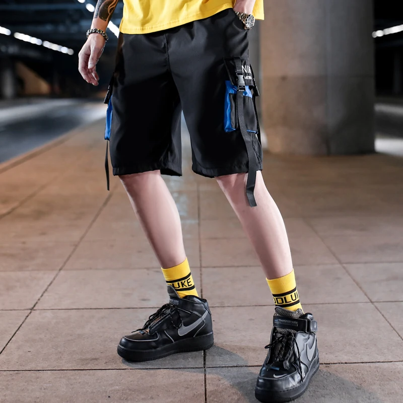 Streetwear Vīriešu Bikses Ceļa Garums Ir 2021. Vasaras Jaunā Modes Iespiesti Hiphop Vīriešu Īsās Bikses Vīriešu Pludmales Bikses Vaļīgas, Atpūtas