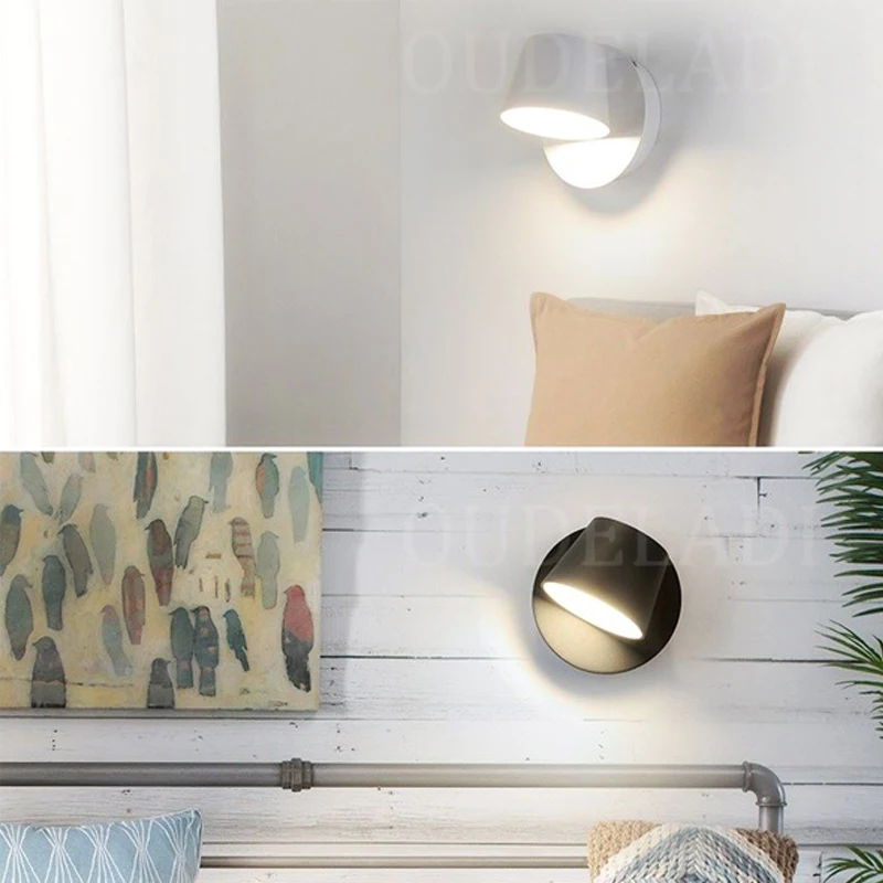 Jaunas alumīnija Sienas lampas guļamistabas gultas lampa, Modernās viesistabas eju vienkāršu dekoru lasījumā Sienas gaismas