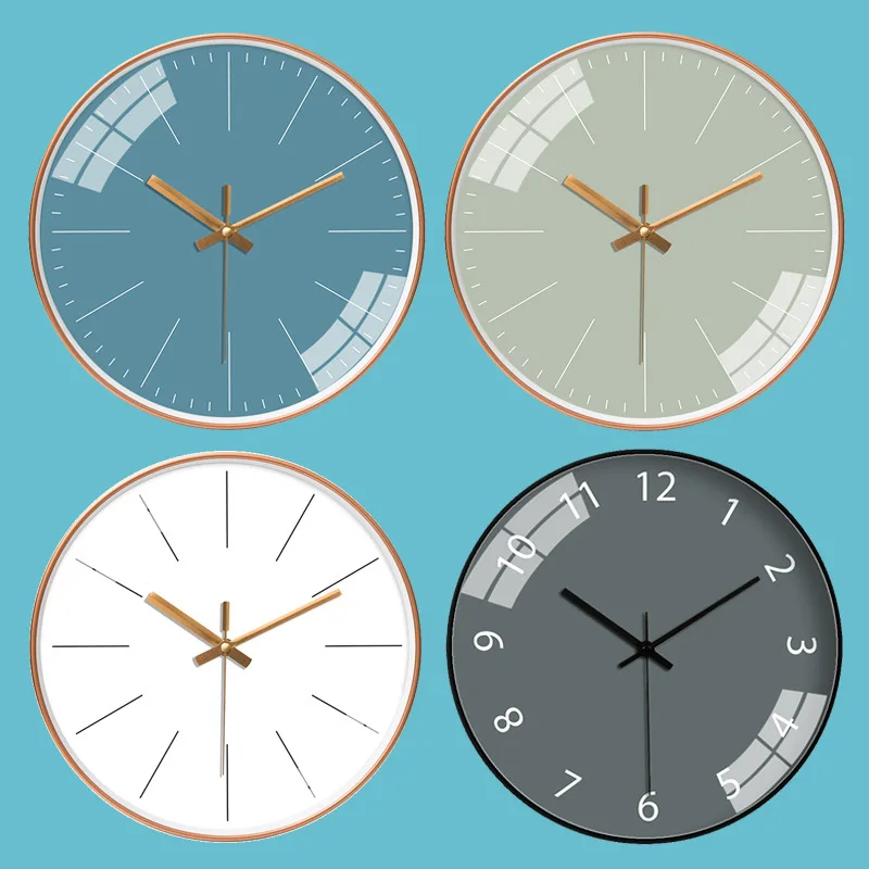 [12 collu 30cm] dzīvojamā istaba guļamistaba mūsdienu vienkārši radoši modes vienkrāsainu pulksteni izslēgt kvarca pulkstenis Skatīties sienas