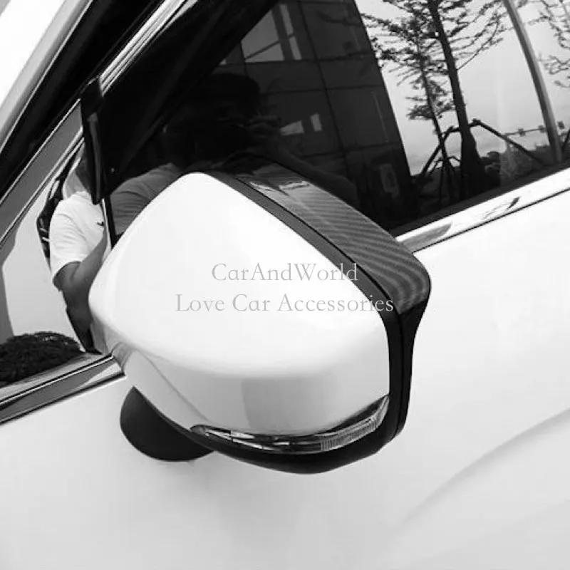 Oglekļa Šķiedru, Lai Mitsubishi Eclipse Krusta 2018 2019 Atpakaļskata Spogulis, Lietus Uzacu Vāks Atpakaļskata Apdares Auto Stils Aksesuāri