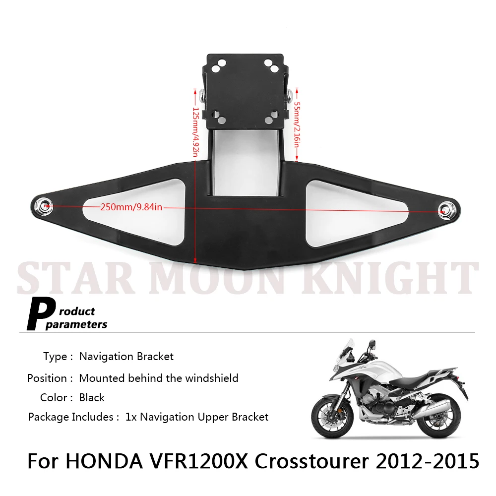 Honda VFR1200X Crosstourer Navigācijas Tālruni Mount Bracket VFR 1200X 1200 X 2012-2017 2016 2013 Piederumi