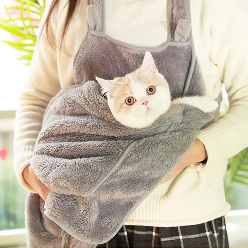 Put Ārā Pārnēsāšanas Soma Mājīgu Komfortu Kaķis Pārvadātājs Priekšauts Anti-adhesive Matu Kopšana