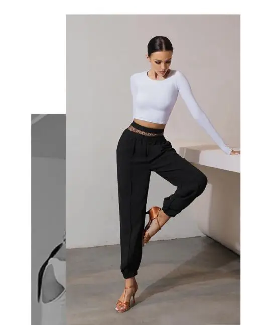 Jauna latīņu bikses Dancewear Salsas latīņu Deju Konkurss Kleitas Darbības latīņu blūze 20817