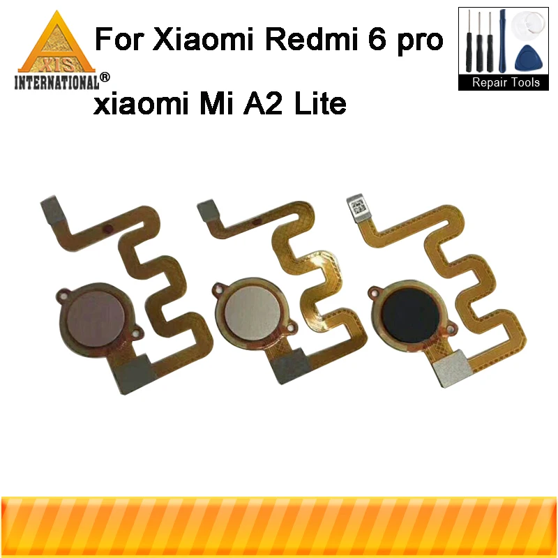 Sākotnējā Axisinternational Par Xiaomi Redmi 6 Pro Redmi 6 Pro Pirkstu Nospiedumu Skeneris Flex Kabelis Xiaomi Mi A2 Lite Ar Instrumentiem