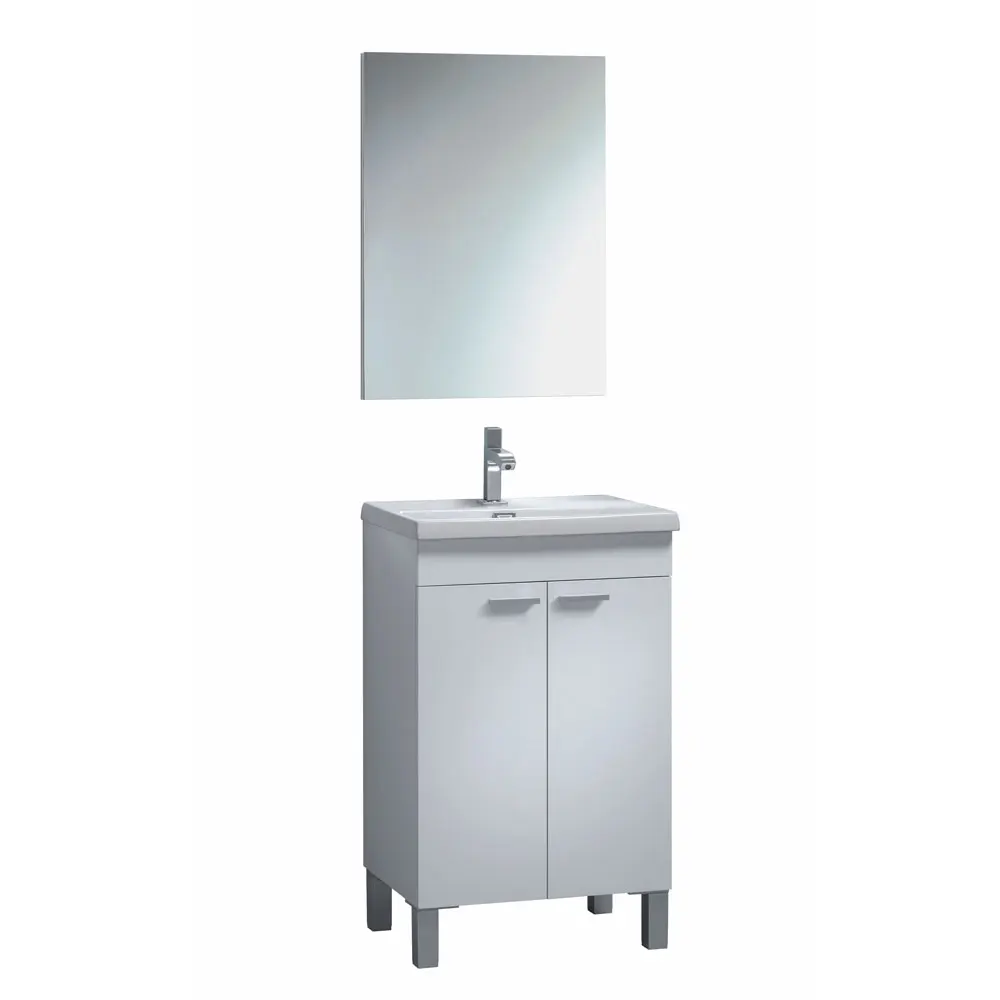 Vannas istabas Skapis, tualetes mazo ar Spoguļa iekļauts, 2 durvju balto krāsu spilgtumu 50x80x40 cm. NAV IEKĻAUTI IZLIETNE.