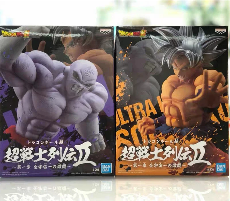 RORONOA Sākotnējā Banpresto DBZ Super Chousenshi Retsuden Goku Ultra Instinkts Jiren Rīcības Attēls Kolekcionējamus Modelis Rotaļlietas Figurals