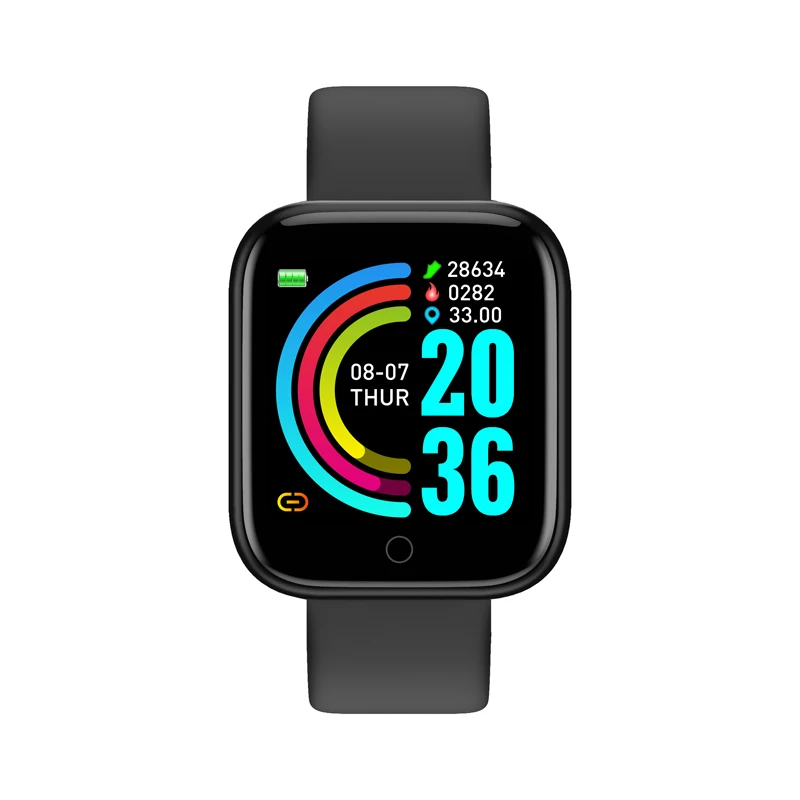 Smart Watch Sievietes Vīrieši Y68 Sporta Bluetooth Smart Joslā Sirds ritma Monitors asinsspiediens Fitnesa Tracker Aproce par Android, IOS