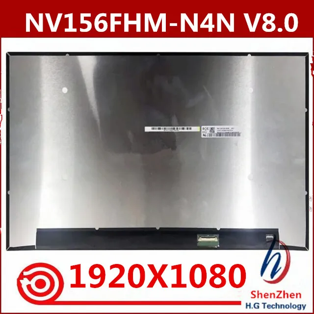Par BOE NV156FHM-N4N 144HZ NV156FHM-N4N V8.0 60Hz 72%NTSC FHD LED Matrica Klēpjdatoru 15.6