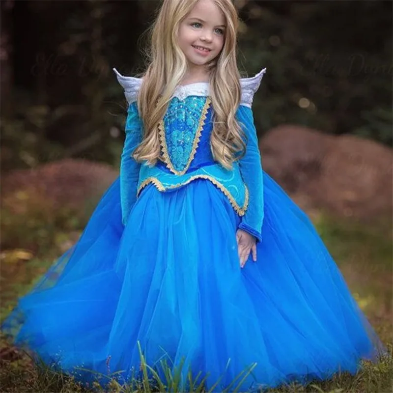 Princese Ziemassvētku Skaistums Meitene Kleita Bērni Cosplay Kleita Halovīni Kostīmi Bērniem Meitenēm Tilla Puse Kleita No 4-10 Gadiem Dzimšanas Dienā