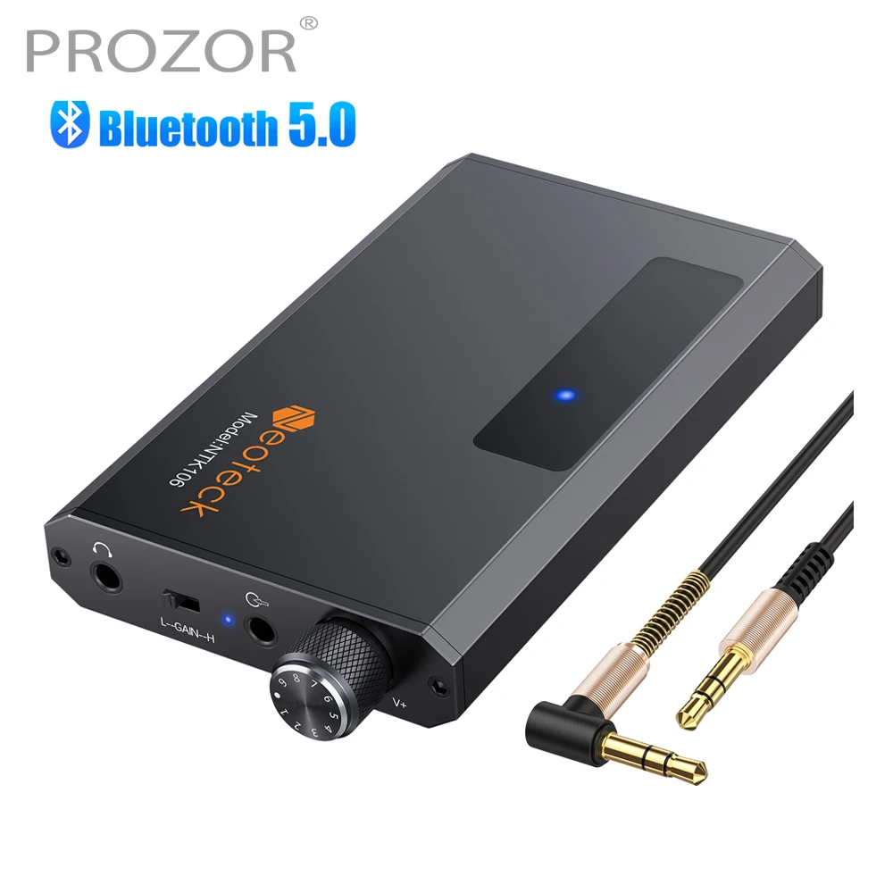 PROZOR 16-150Ω HiFi Austiņu Pastiprinātāju ar Bluetooth 5.0 Uztvērēju, Portatīvo 3,5 mm AUX Audio Austiņas Amp Sastāvdaļas MP3 PC