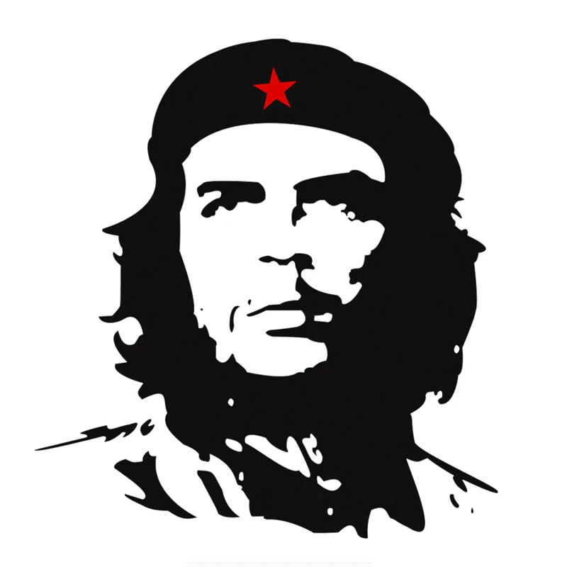 Personalizētu PCV Atdzist Che Guevara Auto Uzlīme Motociklu Detaļas Decal ZWW-0109, 20cm*13cm