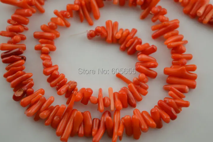 Oranžā krāsa Koraļļu Koka zaru Zaudēt Krelles fit Modes rotaslietu izgatavošana