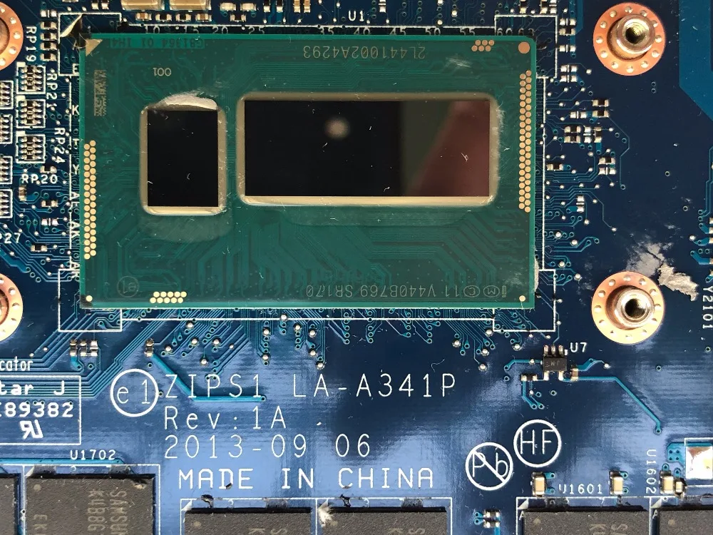 Klēpjdators Mātesplatē Lenovo Jogas S1 PC FRU 04X5236 ZIPS1 LA-A341P I5-4200U 8GB RAM Integrēto GPU DDR3 Pilnībā Pārbaudīta