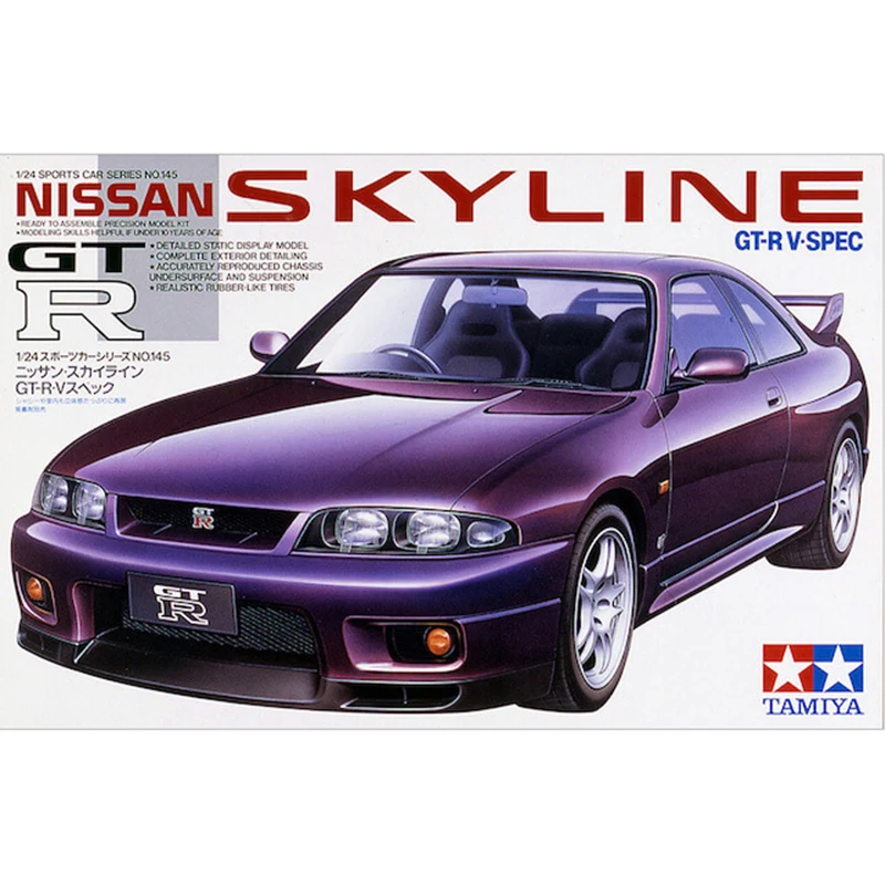 1/24 TAMIYA 24145 NISSAN SKYLINE GT-R modelis hobijs