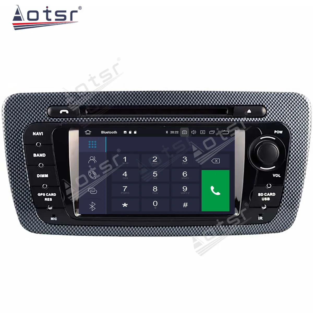 Carplay Android Ekrāns, GPS Navi, Lai SEAT IBIZA 2009 2010 2011 2012 2013 Auto Auto Radio Audio Stereo Multimediju Atskaņotājs, Galvas Vienības
