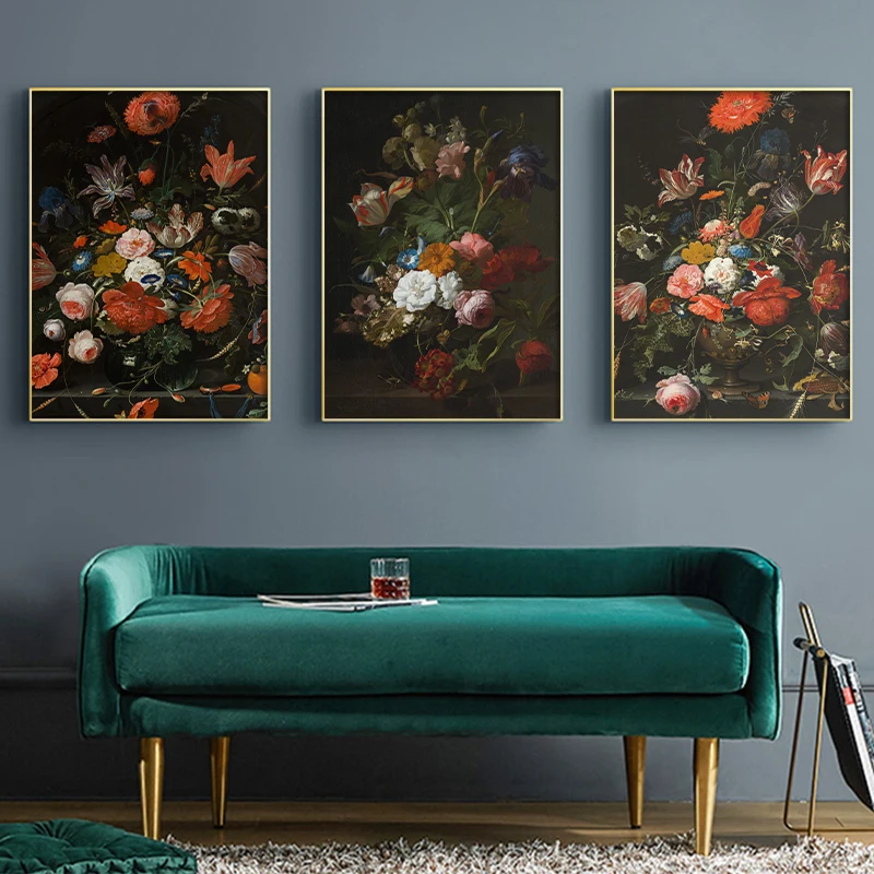 Peonija, Roze, Ziedu Audekls Ziemeļvalstu Plakātu Botāniskais Skandināvu Stilā Drukāt Sienas Mākslas Glezniecības Apdare Attēlu Dzīvojamā Istaba