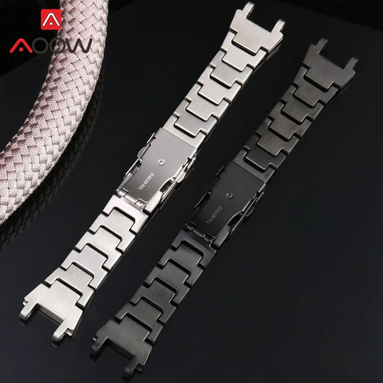 Cietais Nerūsējošais Tērauds Siksniņa Watchband par Casio G-SHOCK MTG-B1000 Vīriešiem Nomaiņa Joslā, Jostas, Metāla Pielāgošanas Komplekta Bezmaksas rīki
