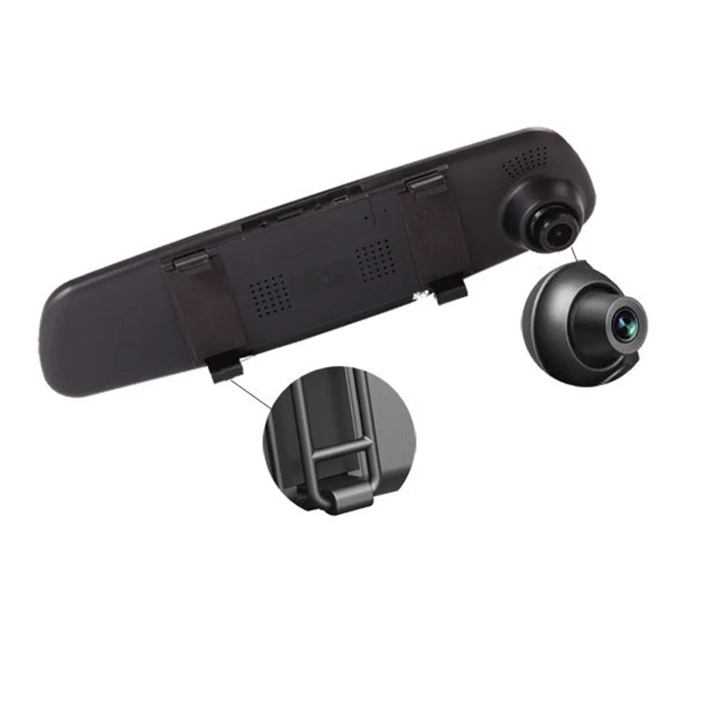 4.0 Collu 1080P Atpakaļskata Spogulis Dash 4 collu DVR videokameru, Fotokameras Monitorā Nakts Redzamības 120 Platleņķa Vadītāja Recoder