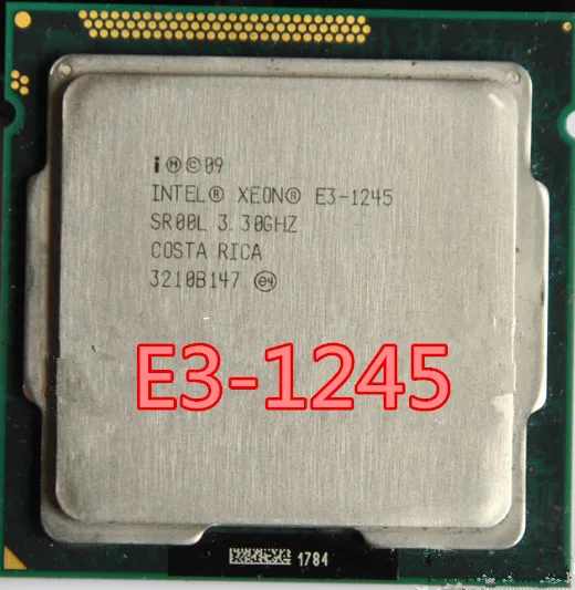 Intel Xeon Procesors E3-1245 e3-1245 E3 1245 Quad-Core Procesoru, LGA1155 Desktop CPU noliktavā
