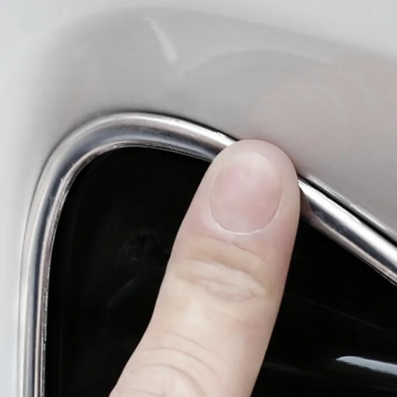 Tonlinker Ārpuse Automašīnas Miglas lukturi Vāka uzlīmes Geely SX11 Coolray 2018-20 Car styling 2 GAB., Nerūsējošais tērauds Vāka uzlīme