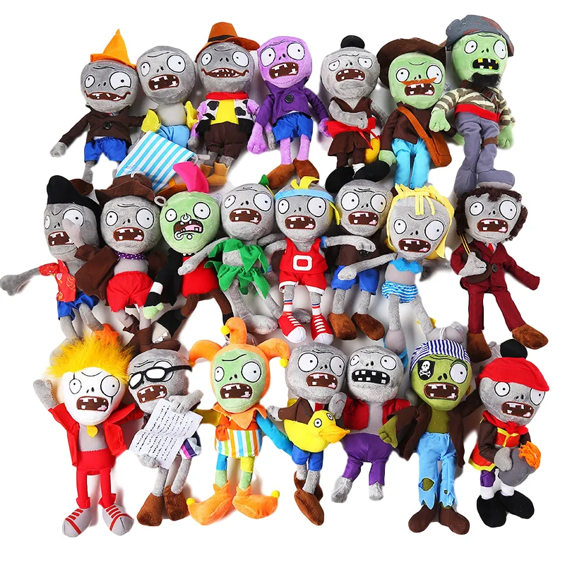 30CM Augi Vs Zombies Plīša Rotaļlieta PVZ Gargantuar Cepures Pirātu Pīļu Zombiju Plīša Pildījumu Lelle Bērniem, Bērnu Dzimšanas dienas Dāvanas 40Styles