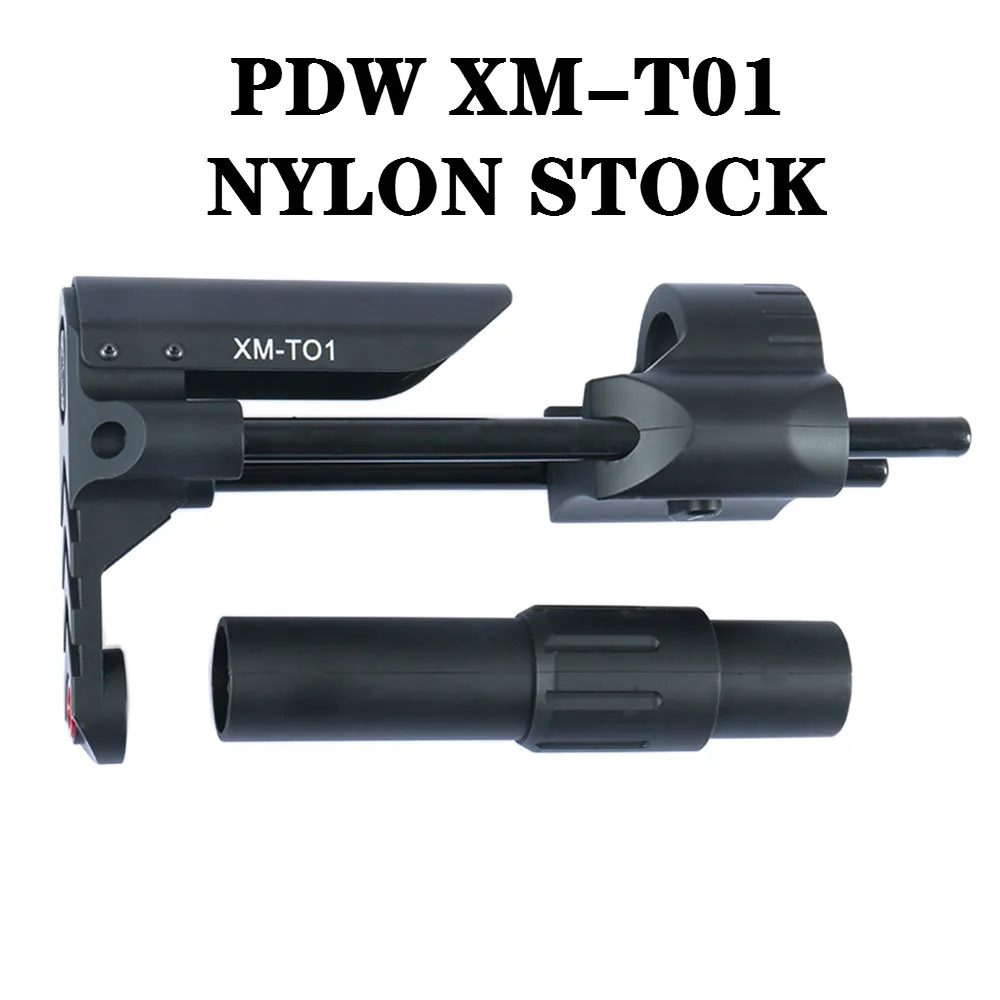 PDW XM-T01 Neilona Taktiskās Rotaļu Pistoli Sastāva Želeju Blaster Uzlabot Pagarina Akciju Uzlabot Daļas, Rezerves Piederumi Buttstock