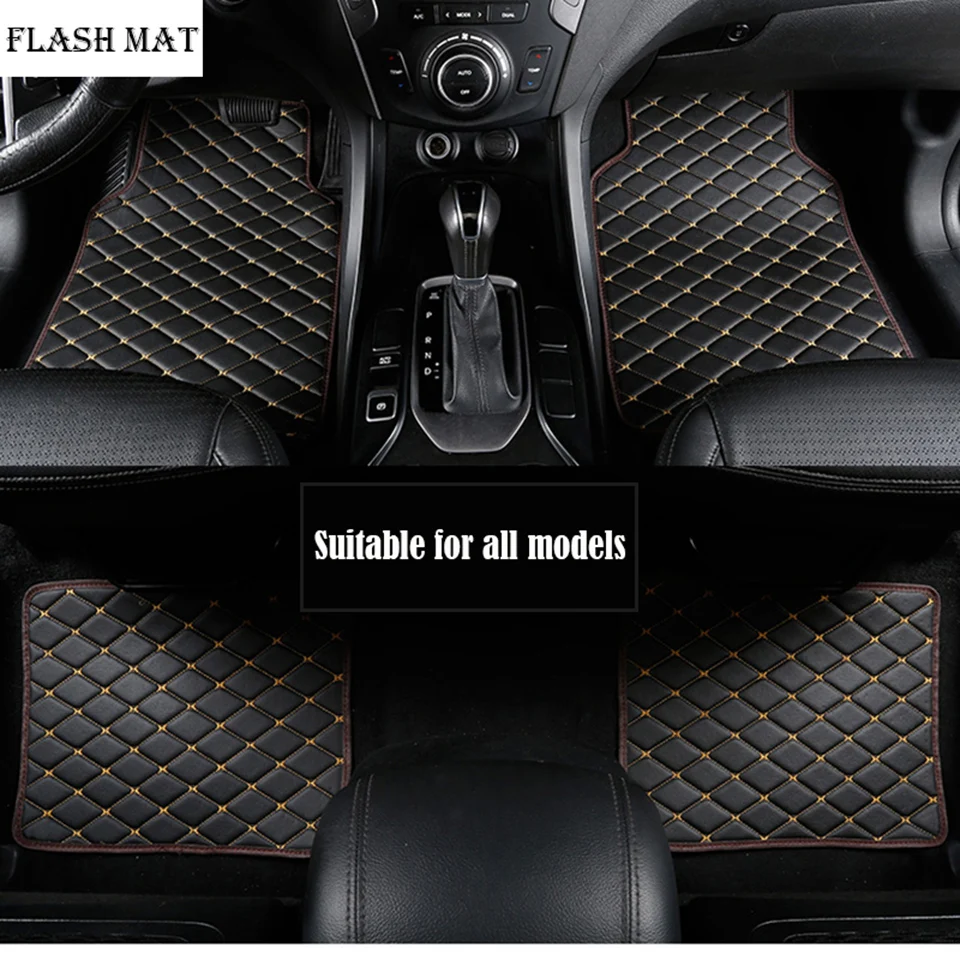 Augstas kvalitātes mākslīgās ādas vispārējo automašīnas grīdas paklājs par Hummer H3 Hummer H2 auto paklāji Auto papildierīces
