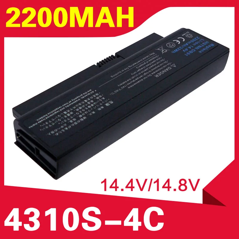 ApexWay black 14,4 V 2200mAh Klēpjdatoru akumulatoru HP ProBook HSTNN-DB91 4210s 4310s HSTNN-OB91 HSTNN-XB91 4311S