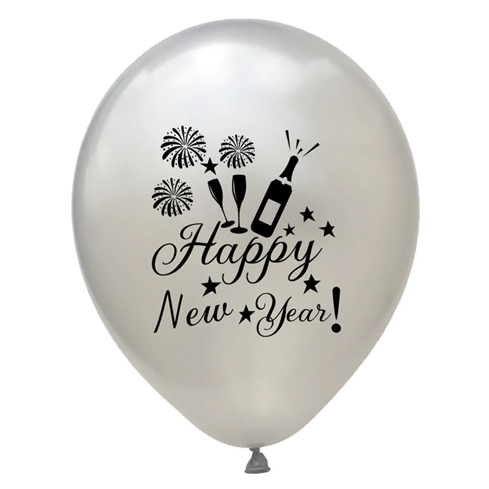 Ir 2021. Laimīgu Jauno Gadu Baloni 24pcs/komplekts Star Rose Gold Hēlija Ballon Lateksa Baloons Priecīgus Ziemassvētkus Puse Globos Dekoru Piederumi