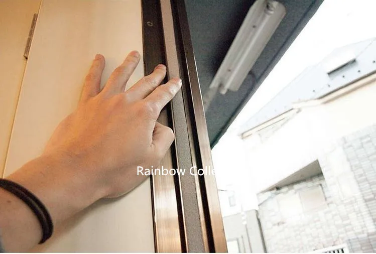 10x30/10x15mm 2Meters Paplašināšana zīmogs magnētiskais durvju stikls logu zīmogs plastmasas tērauda skaņas izolācija silts zīmogs pašlīmējošas