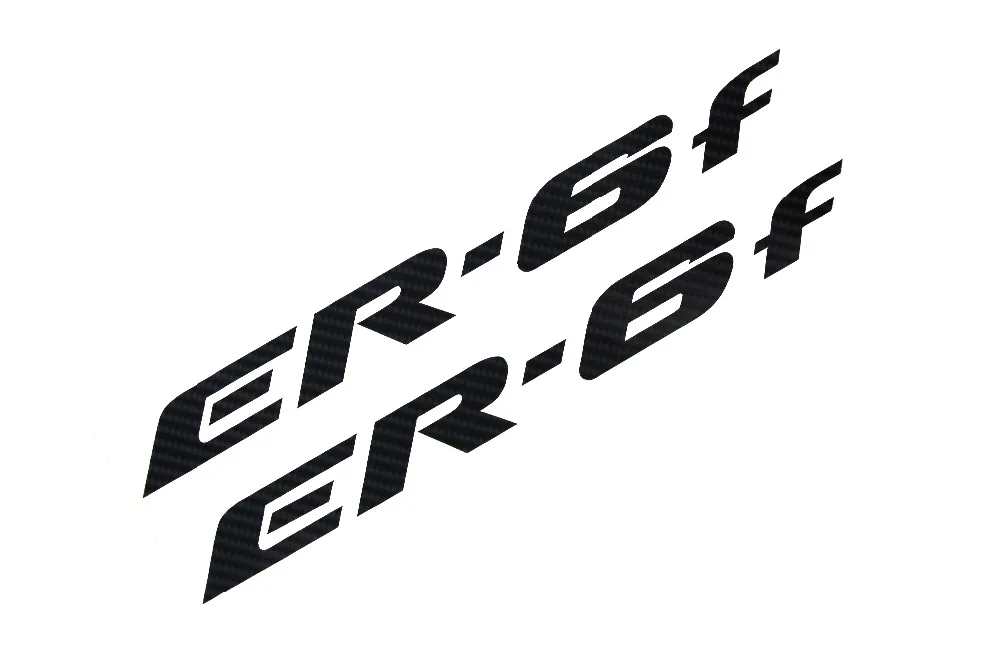 KODASKIN Motociklu Uzlīmes Oglekļa Uzlīmēm, Emblēmu, Logo, par ER-6f ER6F er 6f