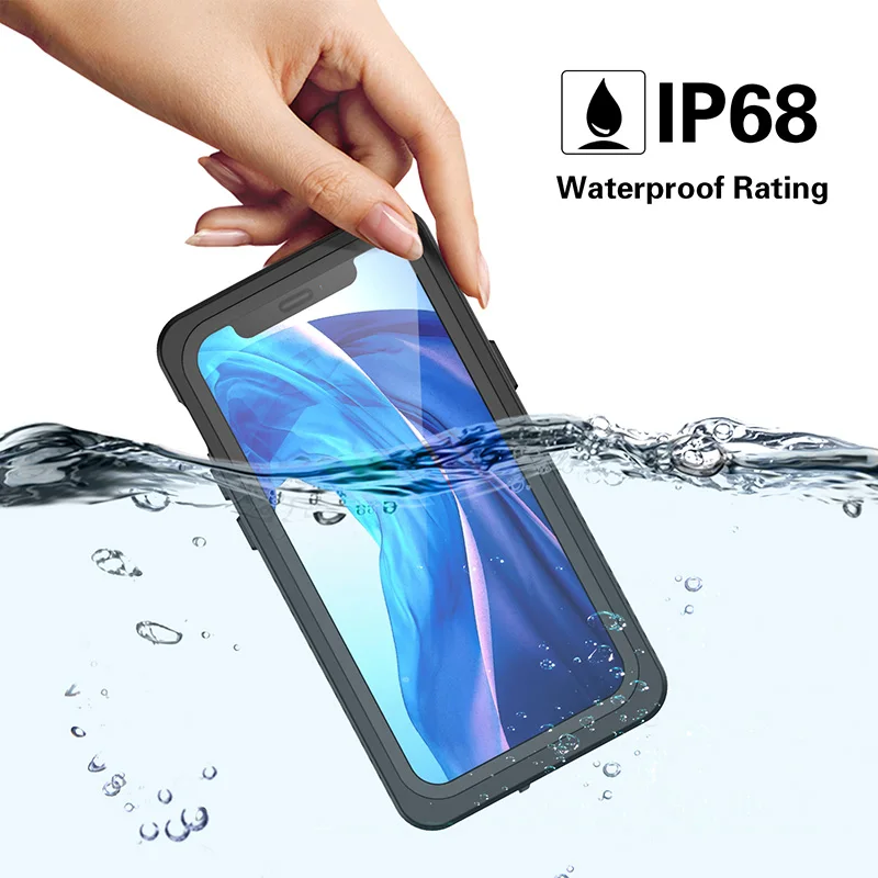 IPhone 12 Pro Gadījumā Pilnu Ķermeņa Zemūdens Noslēgtā Tālrunis Lietā Par iPhone 12 Pro Max Ūdensizturīgs Gadījumā 12 Mini Aizsardzības Attiecas