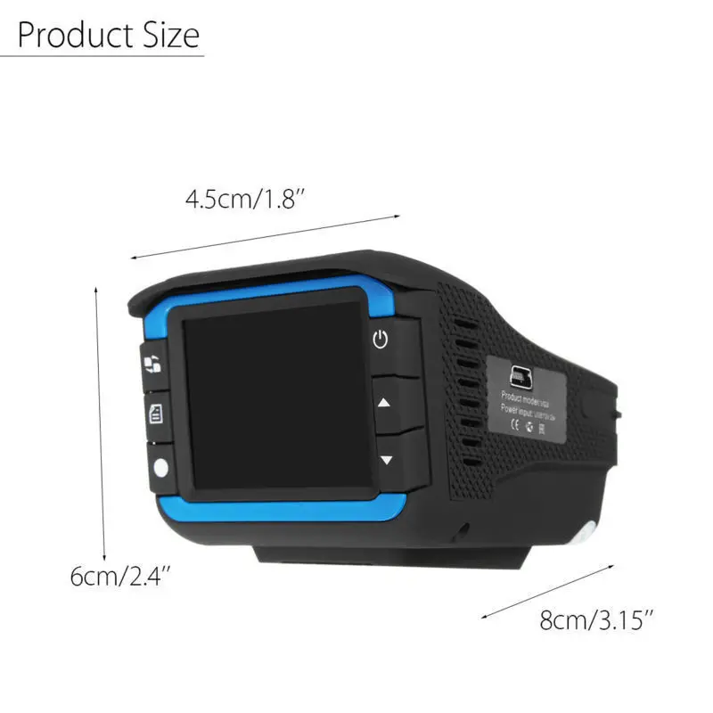 2in1 Kamera Video HD 720 P Auto DVR Detektoru Kameru Video Ieraksti Dash Cam Radaru, Lāzera Ātruma Detektoru Labas Kvalitātes