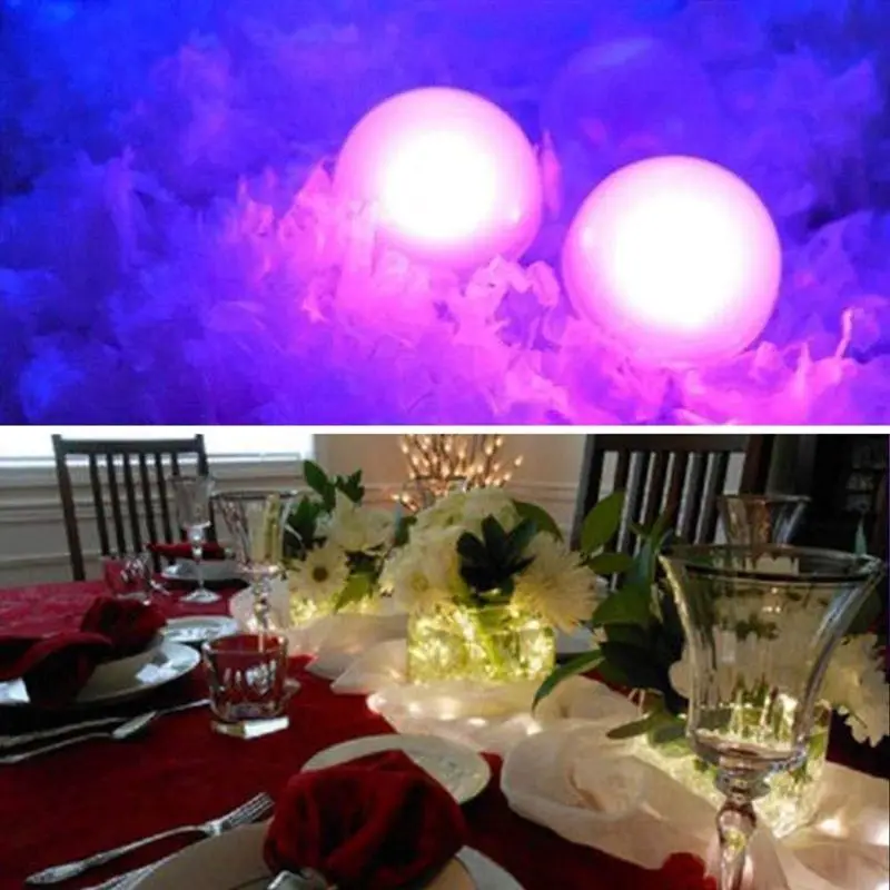 100pcs/daudz 100 X Kārta Led Flash Bumbu Lampas Balona Gaismas ilgs gaidīšanas laiks, lai Papīra Laternas Balonu Gaismas Pusi, Kāzu Decorat