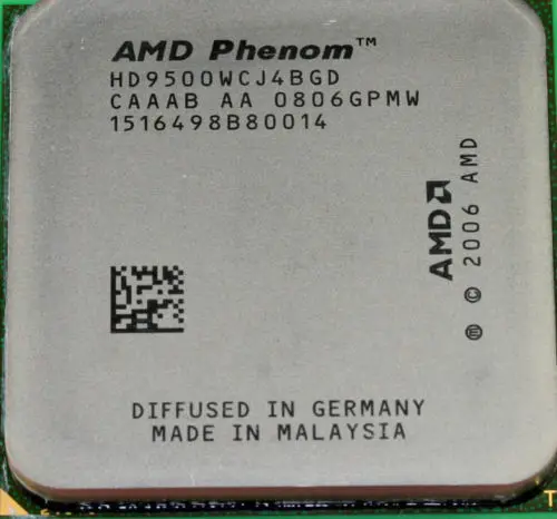 PROCESSORE AMD Phenom X4 9500 2.2 GHz Socket AM2 AM2+ Četrkodolu POTENTE!