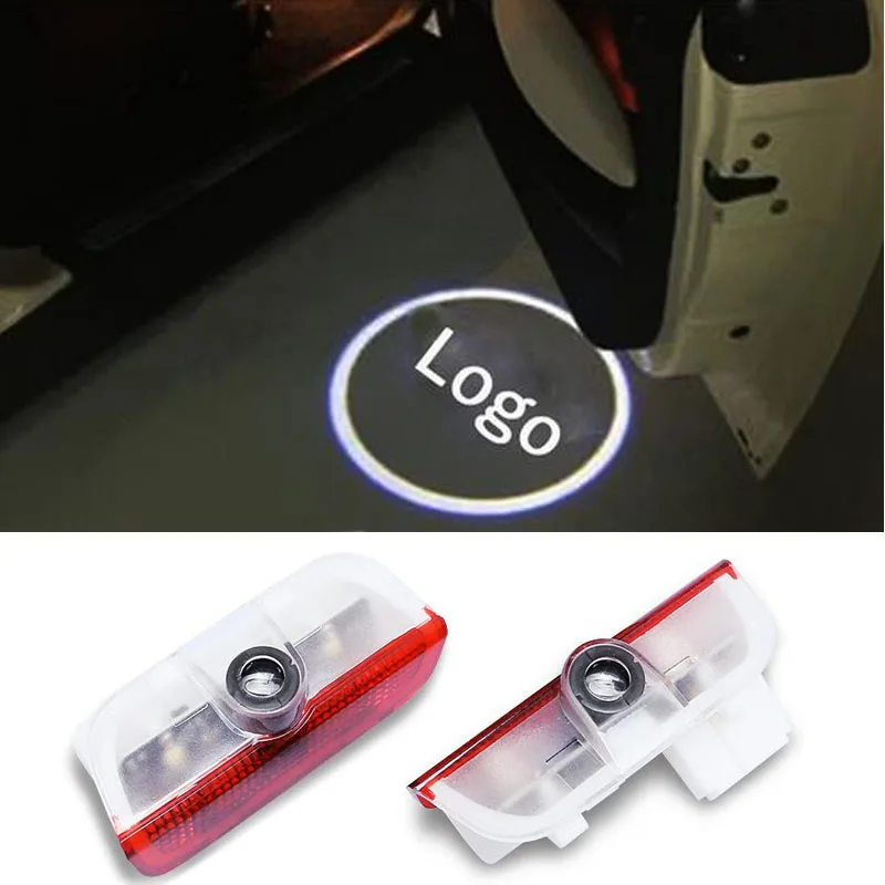 2GAB LED Īpašu Logo Gaismas durvju apgaismojums pieklājīgi Lāzera Projektoru gaismas cayenne 958(2011-up)Auto Stils Piederumu
