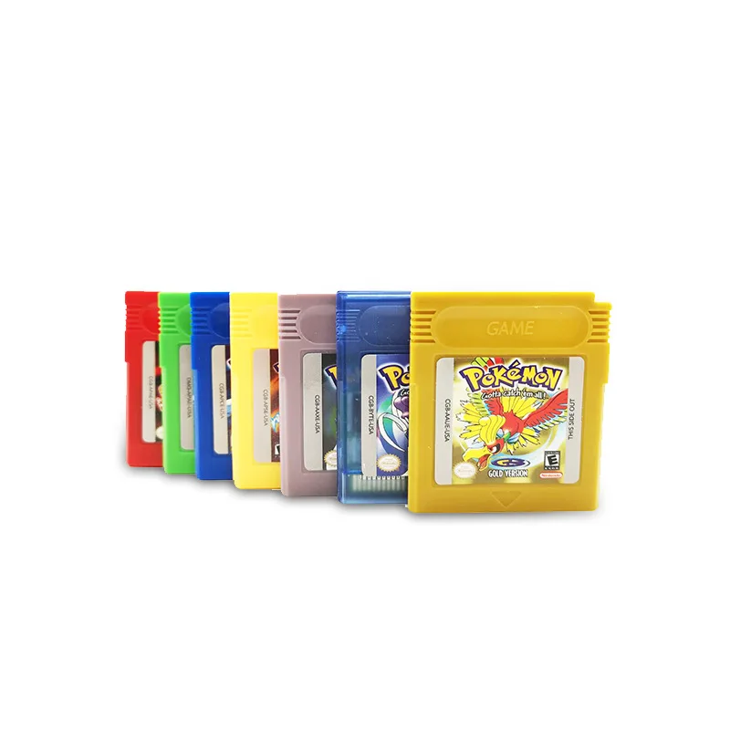 Pokemon GBC Spēļu Sērija 16 Bitu Video Spēļu Kārtridžu Konsoli Classic Karti Spēle, Savākt Krāsains Versija angļu Valodā